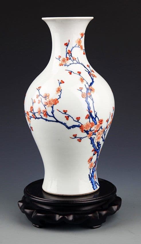 Hand-Painted Ceramic Flower Vase – Design 15 - View 1