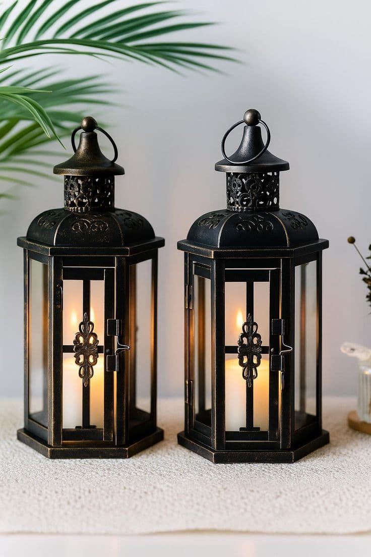 Metal Lantern Decorative Lamp – Variant 6 - View 1