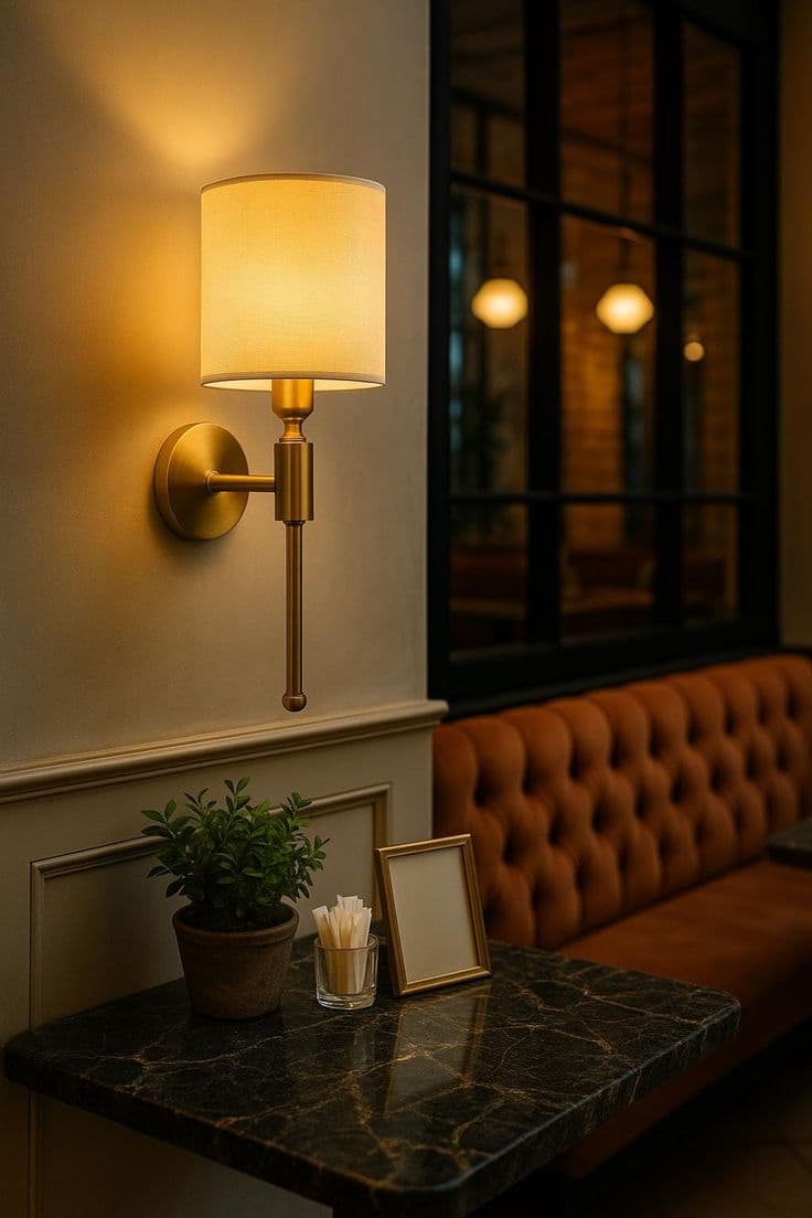 Antique Brass Wall Sconce – Variant  - View 1