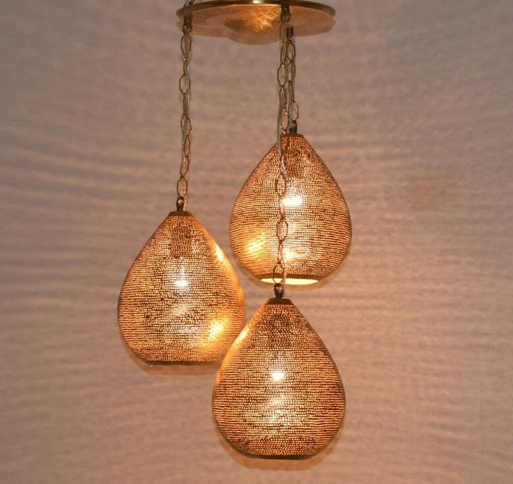 Moroccan Style Hanging Pendant Lamp  - View 1