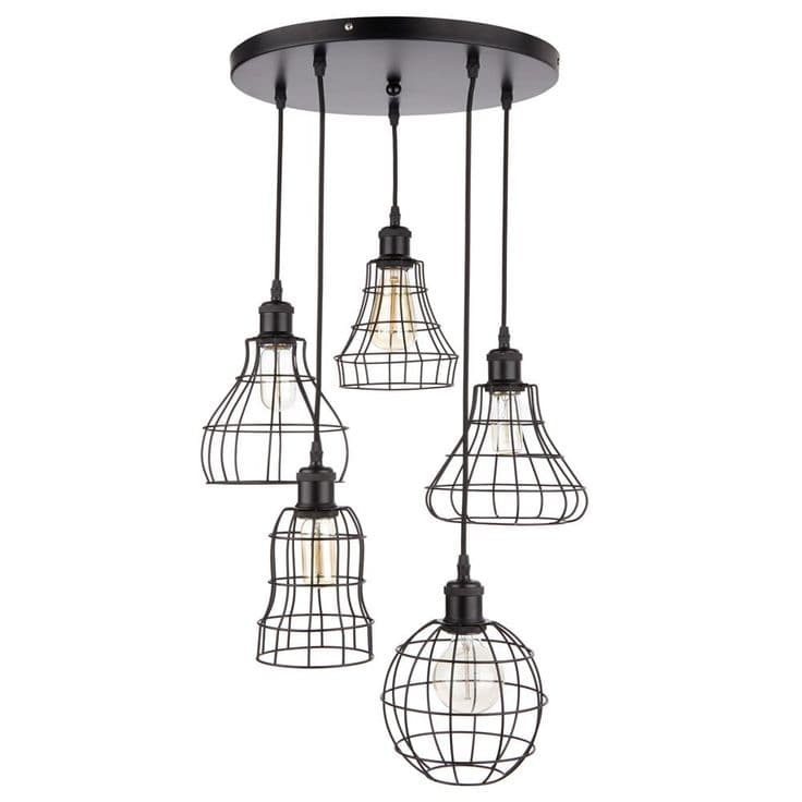 Iron Cage Pendant Light  - View 1
