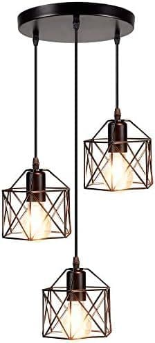 Iron Cage Pendant Light  - View 1