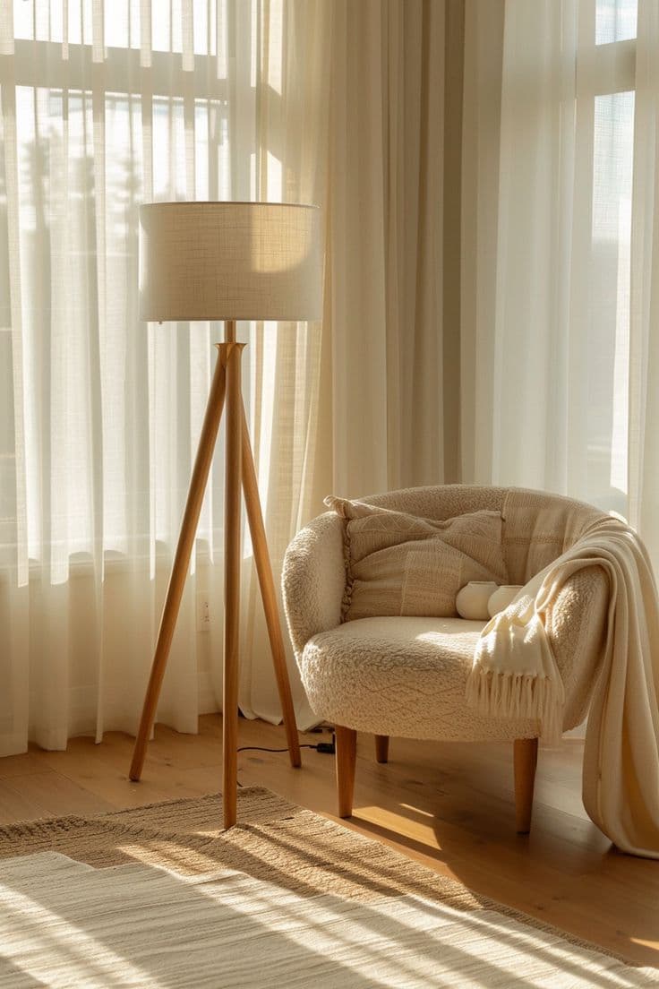 Wooden Base Table Lamp – Variant 36 - View 1