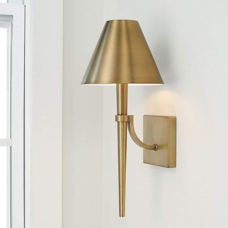 Antique Brass Wall Sconce – Variant 37 - View 1