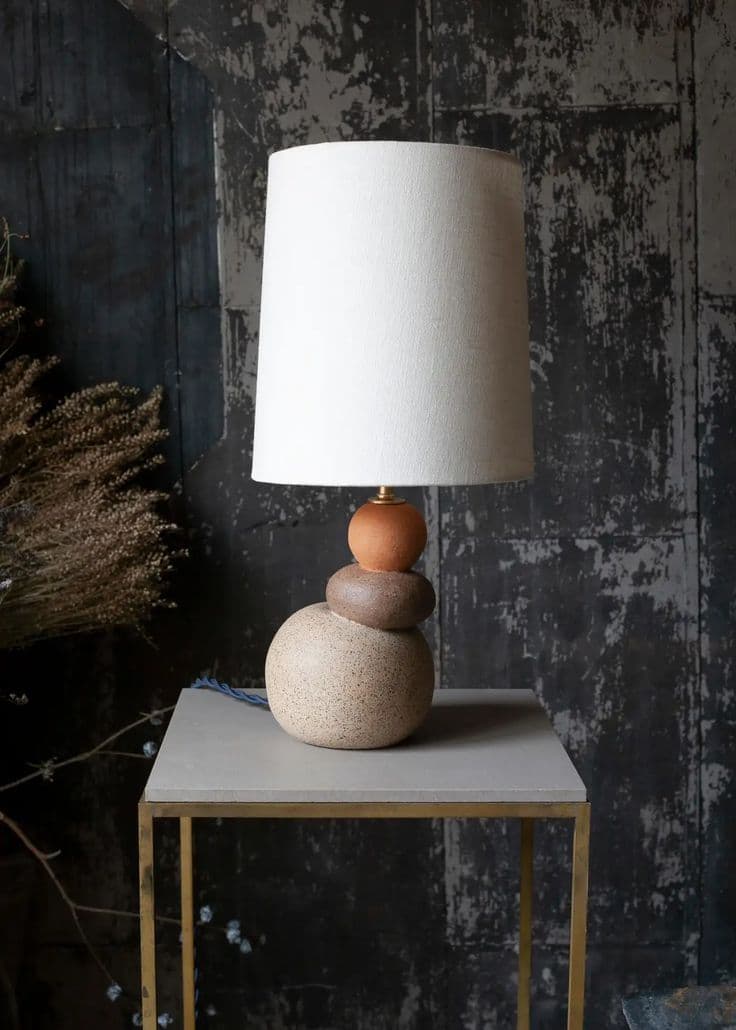 Ceramic Base Bedside Lamp – Variant 47 - View 1